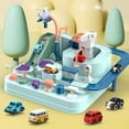 thumbnail image 3 of Race Track Toys Playset Educational Train Car Adventure Toy Cars for; Mini Macaroon, 3 of 4