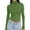 Green, variant on Womens Tops Trendy Dressy Casual Novelty Solid Color Long Sleeve Round Neck Pullover Tunics Slim Fit Fashion Workout Tee Shirts