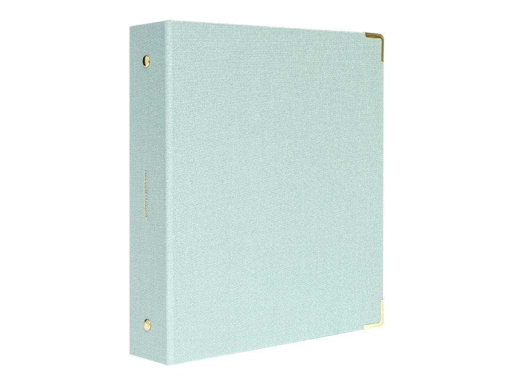 russell+hazel Mini - Ring binder - for 7.99 in x 8.94 in - capacity: 120 sheets - dew