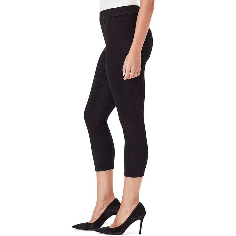 Nine West Women's Skinny Fit Heidi Pull-on Crop Legging (Black