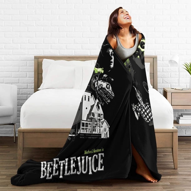 Northwest Beetlejuice Silk Touch Throw Blanket - 50" X 70", Officially Licensed