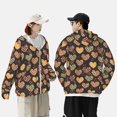 thumbnail image 6 of Gaeub Heart Men's and Women's UPF 50+ Long-Sleeved Sun Protection Clothing, Fishing Shirt Long Sleeve Zip - 3X-Large, 6 of 9