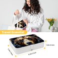 thumbnail image 5 of Bear PU Leather Necklace Holder with Removable Compartment, Portable Display Case and Decorative Box - Jewelry Organizer, 5 of 6