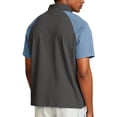 thumbnail image 5 of Domuza Quarter Zip Up Shirts for Men Lightweight Mock Neck Sweatshirt Casual Short Sleeve Color Block Athletic Shirt Black 4XL, 5 of 5