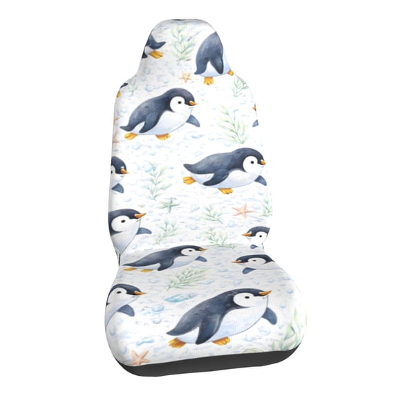 Penguin Winter Car Seat Covers Stretch Car Seat Protectors Universal Fit