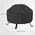 thumbnail image 2 of Fire Pit Cover Round 36 Inch Fire Pit Cover, for 30-36 Inch Fire Pits, 2 of 4