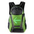 thumbnail image 2 of Riding LED Luminous Backpack Remote Control Turn Signal Warning Riding Bag,Green, 2 of 2