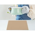 thumbnail image 4 of REGALWOVEN Placemats Set of 6 Woven Placemats for Dining Table Decor Indoor Outdoor Washable Kitchen Table Mat Wipe Clean Khaki 17*12in, 4 of 6