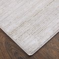 thumbnail image 3 of Feizy Deja Modern Solid, Ivory/Silver, 5' x 7'6" Area Rug Easy Care Stain Resistant Pet & Kid Friendly Casual Floor Rug for Living room Bedroom, 3 of 8