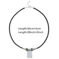 thumbnail image 2 of Foot Art Deco Fashion Necklace Jewelry Torque Leather Rope Pendant, 2 of 3