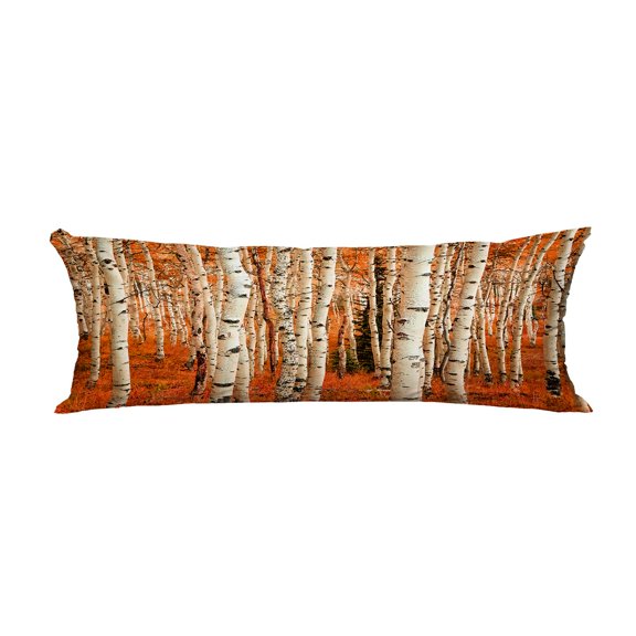 ECZJNT Fall color in an aspen glade Utah USA Pillow Cover Body Pillowcase Pillow Protector 20x60 Inch