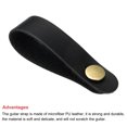 thumbnail image 4 of Guitar Headstock Straps, Guitar Leather Neck Adapter Straps Tie Black for Guitar, Pack of 2, 4 of 6