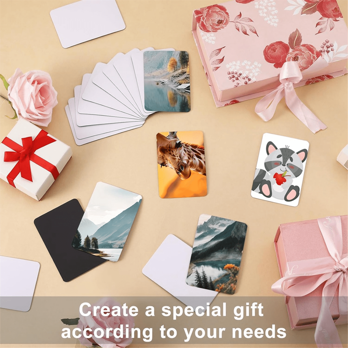 40 Pcs Sublimation Magnets Blank 3.5 X 2.3 Inch Personalized Fridge Refrigerator Magnets Blanksc for Kitchen Decorative
