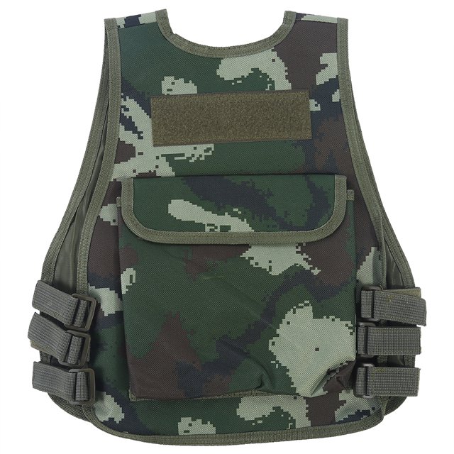 Chaleco de los ni?os, Tipo de Camuflaje de los Ni?os de la Guardia de Seguridad Chaleco Cs Campo de Combate de Entrenamiento, Camuflaje de la selva S Chaleco Táctico Higoodz Deportes al aire libre