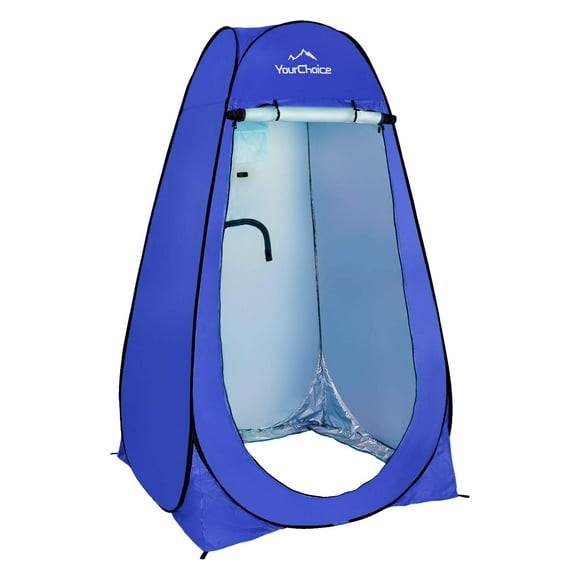 Carpa de ducha Your Choice, portátil, plegable, 120 x 120 x 190 cm, color azul