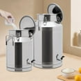 thumbnail image 3 of 12-60L Stainless Steel Milk Can with Spigot, Water Beverage Drink Dispenser Milk Pail Bucket for Milk Wine Oil (30L), 3 of 9