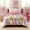 ssp19799, variant on Heritage Kids Easy Wash Ultra Soft and Cozy Microfiber Printed Comforter Set with Comforter and 2 Shams - Retro Floral - Full