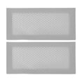 thumbnail image 1 of cubiertas de ventilación a prueba de bebés, de silicona suave y segura para el suelo del hogar, para atrapar residuos, cabello, insectos, color gris., 1 of 14