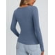 thumbnail image 4 of Camisas de Manga Larga PRETTYGARDEN para Mujer Azul Gris Talle S, 4 of 4