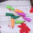 thumbnail image 2 of Miangastore Halloween Fake Finger Nails Plastic Assorted Color 50Pcs 2X2X6.5In, 2 of 8