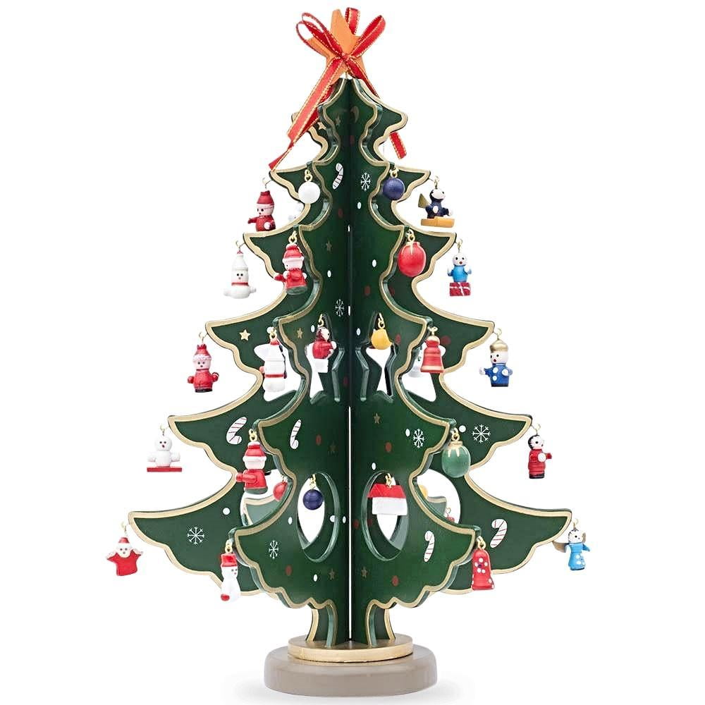 per decorazione di nozze 45 cm Mini albero di Natale artificiale con luci a LED e sfere glitterate GSDGV Tabletop Pink Christmas Tree 
