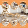 thumbnail image 5 of 6 in 1 Pikler Triangle Set, DEYGIA Wooden Montessori Climbing Set with Ramp, Arch, Slide and Net, Toddler Climbing Toys Indoor for Kids Aged 1-7 Years, 5 of 8
