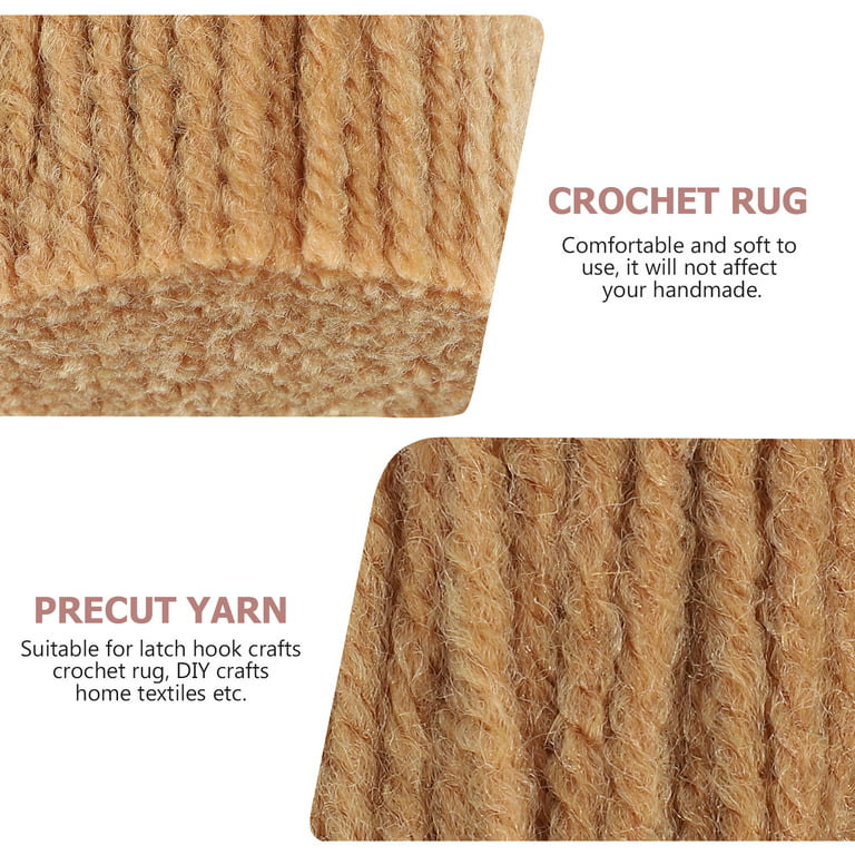 Yarn Hook Rug Latch Wool Pre Cotton Cut Bundles Knitting Crochet Carpet Kit Supplies Pillowcases Kits Crocheting Thread, Size: 5.8x3.5x3.5cm