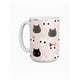 thumbnail image 2 of Duo de tazas de cerámica 445 ml diseño cute de gatos, 2 of 7