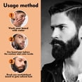 thumbnail image 3 of Stylo à Barbe, 1.5ml Crayon à Barbe Résistant à la Transpiration Doux pour Hommes Brun Foncé, 3 of 7