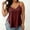 *Wine, variant on ClodeEU Women's V Neck Flowy Cami Top, Loose Fit Spaghetti Strap Tank Army Green,Women's Plus L
