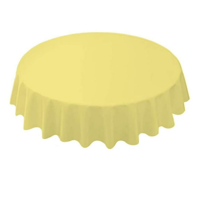 84 Pouces Nappe Simple Jetable PE Imperméable Tissu de Couverture de Table Plus Épais pour la Maison