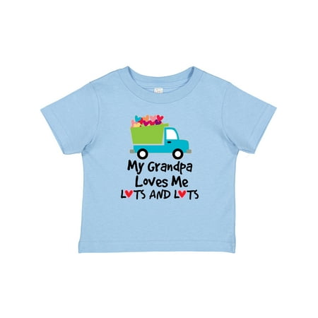 

Inktastic My Grandpa Loves Me Outfit for Boy Gift Baby Boy T-Shirt
