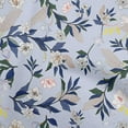 thumbnail image 1 of oneOone Cotton Flex Light Blue Fabric Floral Sewing Material Print Fabric By The Yard 40 Inch Wide, 1 of 4