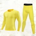 thumbnail image 4 of YunPes Boys Compression Set Long Sleeve Cool Dry Shirts & Stretchy Leggings Workout Gym Base Layer Athletic Clothing Set 2 Piece Outfits, 4 of 8