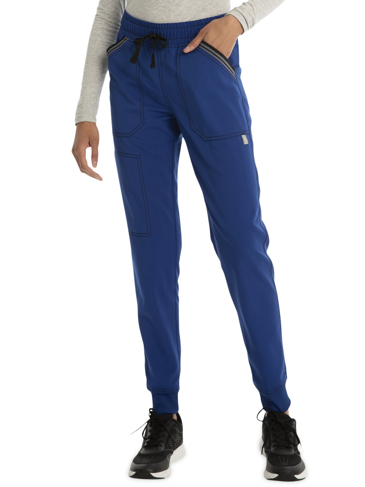 Scrubstar Women's Ultimate Drawstring Stretch Twill Cargo Jogger Scrub