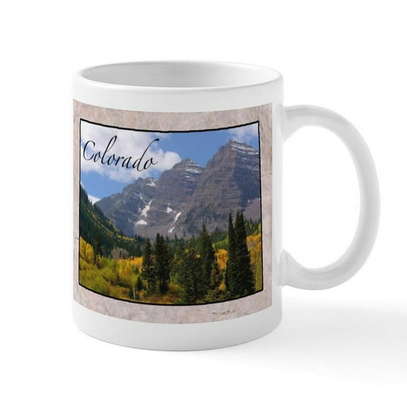 CafePress - Coloradomap28 Mugs - 11 oz Ceramic Mug - Novelty Coffee Tea Cup