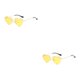 thumbnail image 2 of Gafas de sol Sonducket en forma de corazón PVC amarillo 2Conjunto, 2 of 6