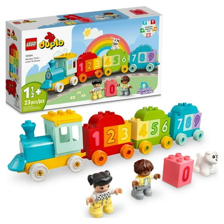 UPC: 0673419338233 | LEGO DUPLO My First Number Train 10954 Fine Motor Skills Toy with Bricks for Learning Numbers Preschool Educational Toys for 1.5 – 3 Year Old Toddlers Girls & Boys Early Development Activity Set
