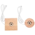 thumbnail image 1 of 2PCS LED Lights Display Bases Wooden Crystal Ball Holder USB Lamp Display Bases, 1 of 7