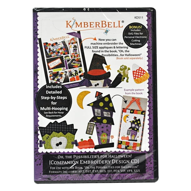 Kimberbell machine embroidery cd oh the possibilities for halloween Kimberbell machine embroidery cd oh the possibilities for halloween
