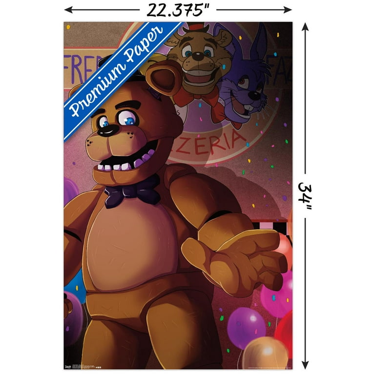 Poster Five Nights At Freddy's - Fazbear, Wall Art, Gifts & Merchandise