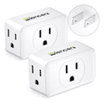 thumbnail image 1 of Multicontacto Triple Lencent Clavijas Enchufe Adaptador X 2 Blanco, 1 of 3