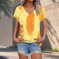 thumbnail image 2 of MEICHEN Plus Size Tops for Women Casual Short Sleeves T Shirts Blouses Summer Fashion Clothing for Women, 2 of 9