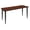 Cherry / Black, variant on Romig Arco 42 x 24 in. Training Seminar Table- Cherry Top, Chrome Tapered Legs