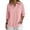 A1_Pink, variant on Women Oversized Henley Collared V-Neck Cotton Linen Polo Shirts Long Sleeve Work Blouse Cotton Linen Work Tops V Neck Collared Tops Plain Shirts Lightweight Tunic Blouse Light Blue L