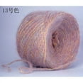 thumbnail image 1 of Nvzi Hilo suave y brillante de 100 g: hilo multicolor para tejer, crochet, tejer a ganchillo, hilo con motivos paisajísticos, hilo multicolor para tejer, rosa medio, 1 of 3