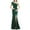 Green, variant on Kaemgyyd Wedding Guest Dresses for Women Elegant Sexy One-Shoulder Formal Dresses Sleeveless Bodycon Split Maxi Dress for Party