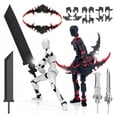 thumbnail image 1 of Figuras de Accion Wheat Autumn T13 Dummy 13 y Lucky 13 Impresion 3D Articuladas 2 Unidades, 1 of 5