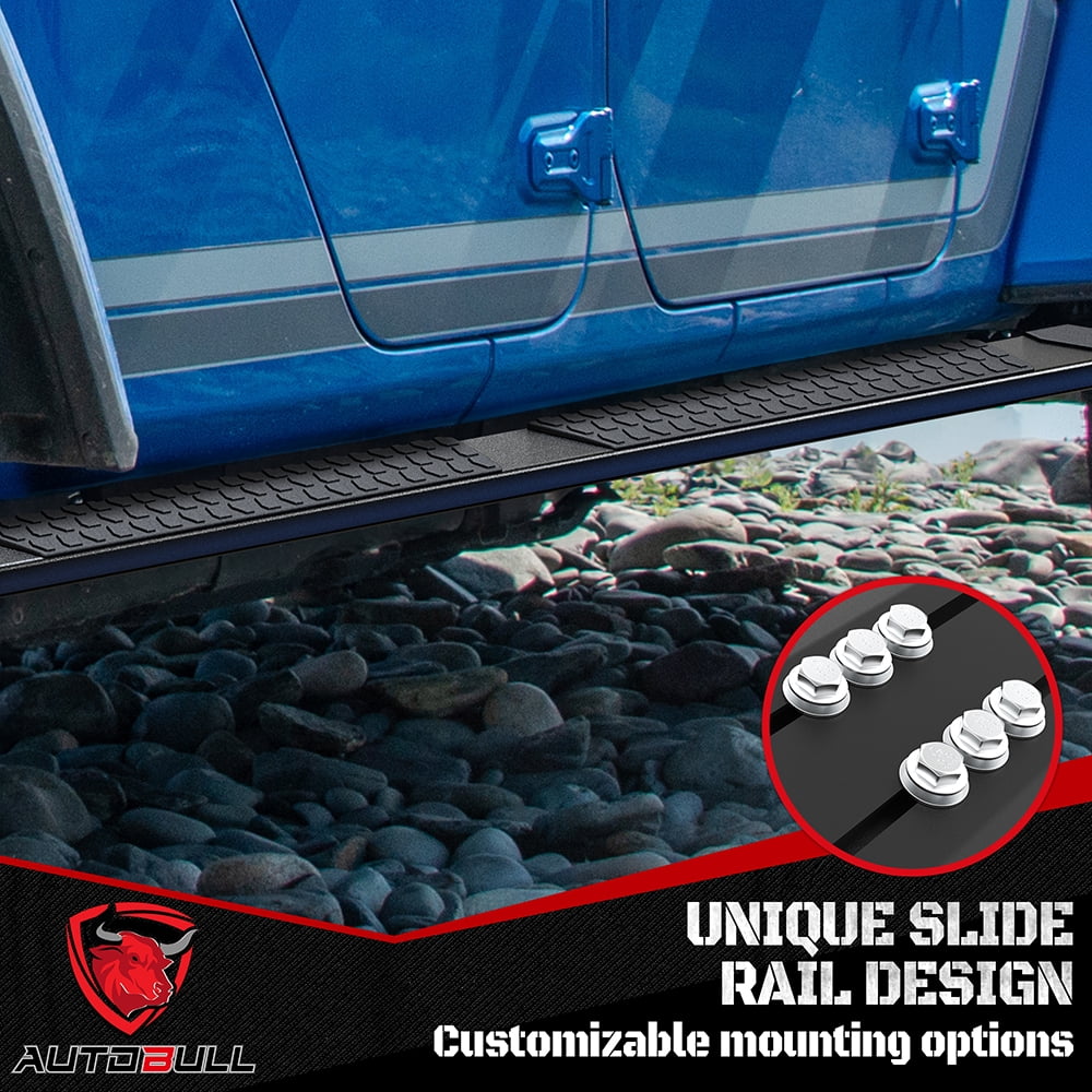AutoBull 6" Running Boards for 2007-2021 Tundra Crew Max Cab Side Steps Truck Nerf Bar