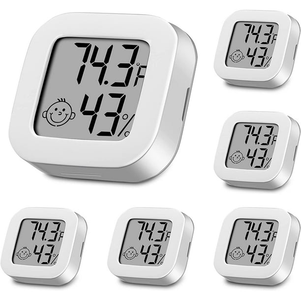 TIMPCV 6 Pieces Humidity Gauge Humidity Meter Indoor Outdoor